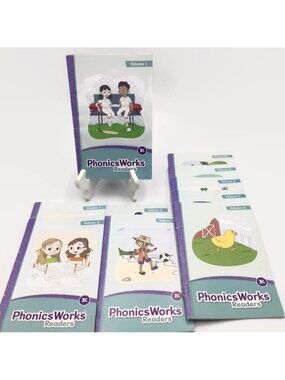 Phonics Works Readers Vol 1-10 Kindergarten Learn To Read Book Set K12